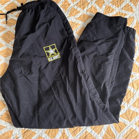 US ARMY BLACK PHYSICAL FITNESS APFU UNISEX JACKET & PANTS SET Small/Regular - Picture 10 of 14